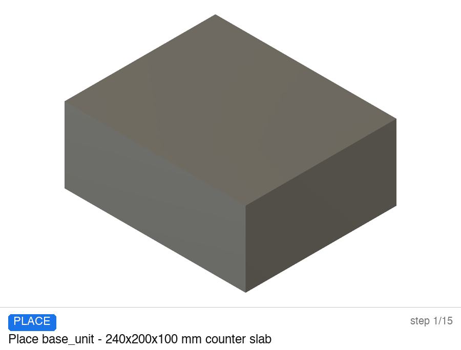 The agent building a part step by step, measuring its own work and self-correcting